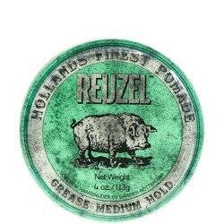 Reuzel Green Grease Medium Hold Pomade pomada woskowa średnie utrwalenie połysk 113g