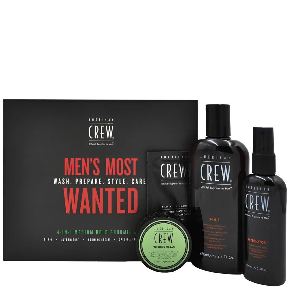 American Crew Set 3IN1 Szampon Zestaw