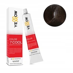 Alfaparf YELLOW Color Permanent Farba do Włosów 7 Cool Chłodny Blond Średni 100 ml