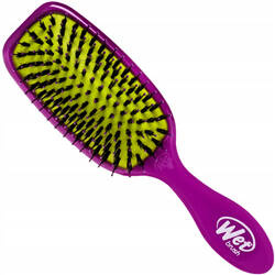 Wet Brush Shine Enhancer Purple szczotka do włosów nabłyszczająca z naturalnym włosiem dzika fioletowa