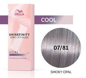 Wella Shinefinity farba do włosów półtrwała 07/81 perłowo-popielaty opal Pearl Smoky Opal 60 ml
