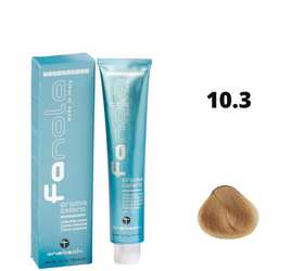 Fanola Crema Colore 10.3 farba do włosów jasny blond złoty profesjonalna 100ml