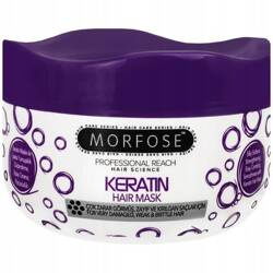 Morfose Keratin Purple maska neutralizująca żółte tony do włosów blond i siwych 500 ml