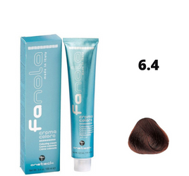 Fanola Farba do włosów 6.4 ciemny blond miedziany intensywny odcień 100ml