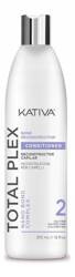 KATIVA Total Plex Reconstruction odżywka odbudowująca wiązania do włosów osłabionych 355 ml