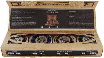 Dear Barber Zestaw do Stylizacji włosów i brody mini produkty 4x20ml