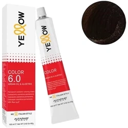 Alfaparf YELLOW Color Permanent Farba do Włosów 6.00 Ciemny Blond Intensywny 100 ml