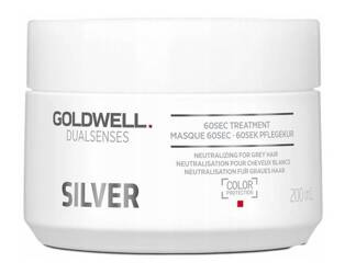 Goldwell Dualsenses Silver 60sec Treatment kuracja neutralizująca żółte tony blond 200ml