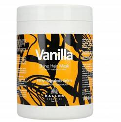 Kallos Vanilla Shine maska nabłyszczająca z wanilią do włosów matowych 1000 ml