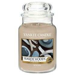 Yankee Candle duża świeca zapachowa Seaside Woods szklany słój aromatyczny 623 g