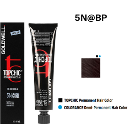 Goldwell Topchic Elumenated 5N@BP farba do włosów jasny brąz naturalny z perłowym połyskiem 60ml