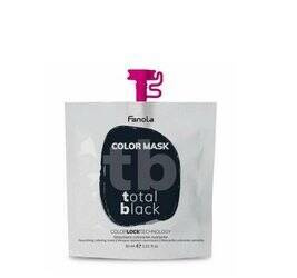 Fanola Color Maska Black czarna maska koloryzująca do włosów farbowanych 30ml