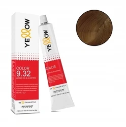Alfaparf YELLOW Color Permanent Farba do Włosów 9.32 Bardzo Jasny Blond Złoto Perłowy 100 ml