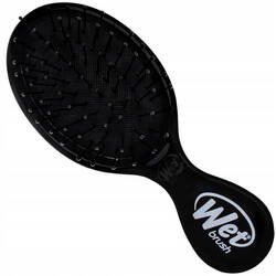 Wet Brush Mini Detangler Black szczotka do włosów mini podróżna bez szarpania czarna