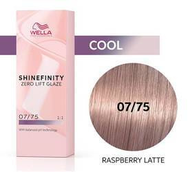 Wella Shinefinity farba do włosów półtrwała 07/75 blond średni mahoniowo-złoty Maho Raspberry Latte 60 ml