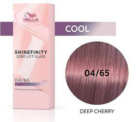 Wella Shinefinity farba do włosów półtrwała 04/65 brąz średni mahoniowo-fioletowy Deep Cherry 60 ml