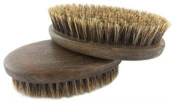 Szczotka do brody naturalne włosie dzika drewno orzechowe
