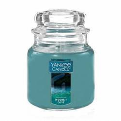 Yankee Candle Small Jar Moonlit Cove mała świeca zapachowa morsko-kwiatowa nocna 104 g