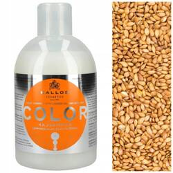 Kallos Color szampon do włosów farbowanych z olejem lnianym i filtrem UV 1000 ml