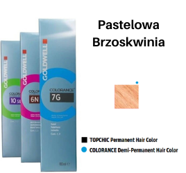 Goldwell Colorance farba do włosów półtrwała pastelowa brzoskwinia ciepły brzoskwiniowy toner kreatywny 60ml