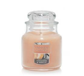 Yankee Candle Small Jar Tangerine Vanilla mała świeca zapachowa mandarynka wanilia 104 g