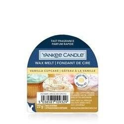 Yankee Candle Wax Melt Vanilla Cupcake wosk zapachowy do kominka waniliowa babeczka 22 g