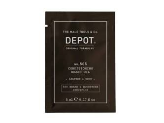 Depot NO. 505 Beard Oil Leather & Wood olejek do brody skóra i drewno 5ml