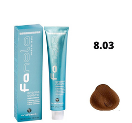 Fanola Farba do włosów 8.03 jasny blond naturalno-złoty miękki ciepły odcień 100ml