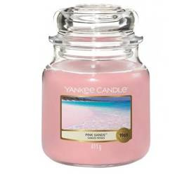 Yankee Candle Small Jar Pink Sands mała świeca zapachowa tropikalna słodycz 104 g