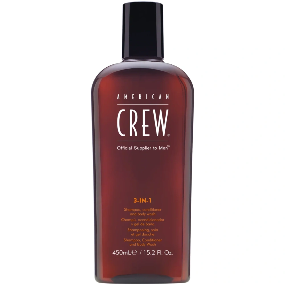 American Crew 3 in 1 Szampon Odżywka i Żel pod Prysznic 450 ml