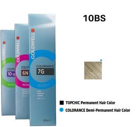 Goldwell Colorance farba do włosów półtrwała 10-BS bardzo jasny blond srebrno-beżowy 60ml