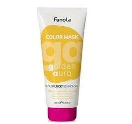 Fanola Color Maska Golden złota maska koloryzująca podkreślająca ciepłe refleksy 200ml
