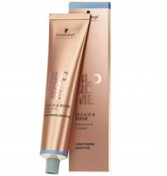 Schwarzkopf Blondme Bleach & Tone Matt rozjaśniacz z tonerem odcień matowy neutralny blond 60 ml