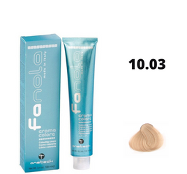 Fanola Farba do włosów Kolor 10.03 bardzo jasny blond naturalno-złoty trwała farba 100ml