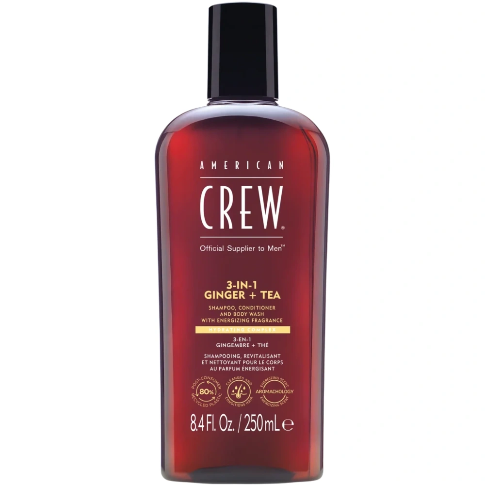 American Crew 3 in 1 Ginger + Tea Gel 250ml