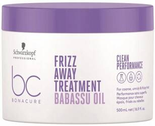 Schwarzkopf BC Frizz Away Mask maska intensywnie wygładzająca przeciw puszeniu 500 ml