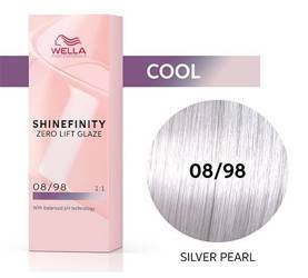 Wella Shinefinity farba do włosów półtrwała 08/98 blond jasny perłowo-srebrny Silver Pearl 60 ml