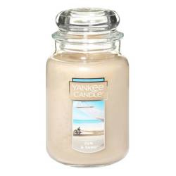 Yankee Candle Large Jar Sun & Sand duża świeca zapachowa w szklanym słoju letni aromat 623 g