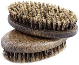 Szczotka do brody naturalne włosie dzika drewno bukowe