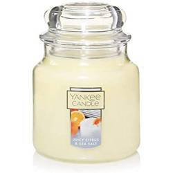 Yankee Candle Small Jar Juicy Citrus Sea Salt mała świeca zapachowa cytrusowo-morska 104 g
