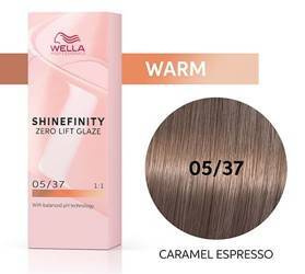 Wella Shinefinity farba do włosów półtrwała 05/37 jasny brąz złoto-brązowy Caramel Espresso 60 ml