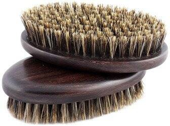 Szczotka do brody naturalne włosie dzika drewno wenge