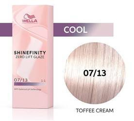 Wella Shinefinity farba do włosów półtrwała 07/13 blond średni popielato-złoty Gold Toffee Cream 60 ml