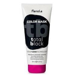 Fanola Color Maska Black czarna maska koloryzująca do włosów farbowanych 200ml