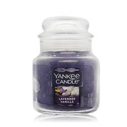 Yankee Candle Small Jar Lavender Vanilla mała świeca zapachowa lawenda z wanilią 104 g
